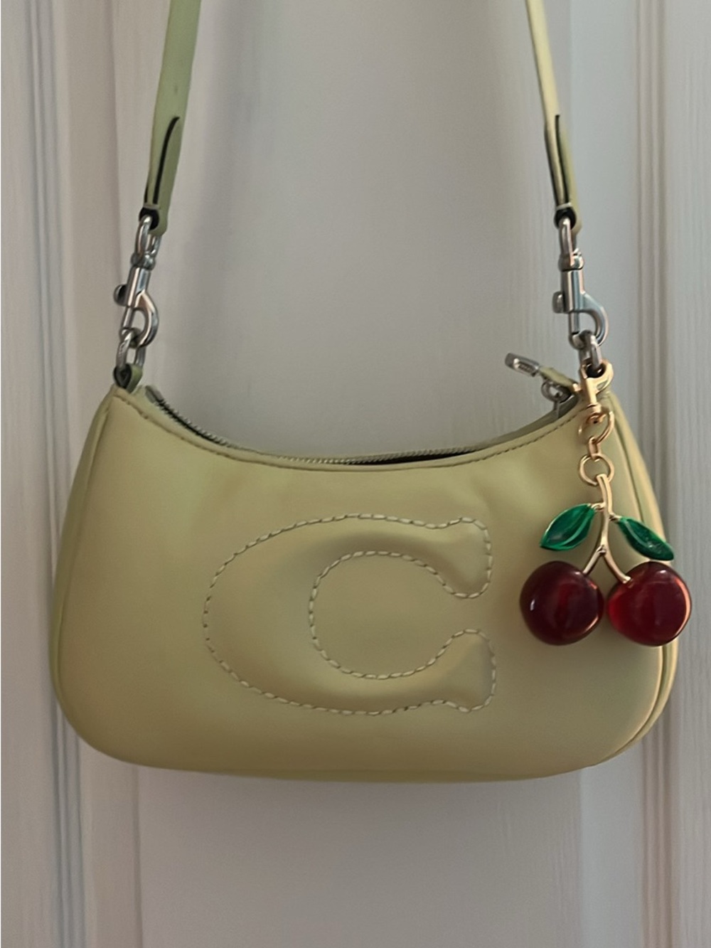 COACH TERI BAG / SOFT PADDED LEATHER / LIGHT LIME